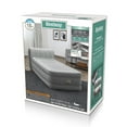 Bestway Headboard 18" Twin Air Mattress with Builtin Pump