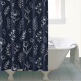 thumbnail image 4 of Pioneer Flower Floral Print Pattern Shower Curtain 84"x72", Bathroom Decorative Shower Curtain Set with 12 Hooks, Waterproof Washable, 4 of 6