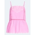 thumbnail image 6 of Free Assembly Women's Embroidered Cotton Tank Top with Peplum Hem, Sizes XS-XXL, 6 of 6