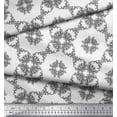thumbnail image 3 of Soimoi Cotton Cambric Fabric Leaves & Floral Geometric Fabric Prints by Yard 42 Inch Wide, 3 of 3