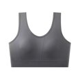 thumbnail image 4 of iHPH7 Sports Bras High Support Wirefree Padded Breathable Full Coverage Workout Yoga Gym Activewear Comfy Everyday Athletic Apparel Gray One Size, 4 of 4