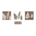 thumbnail image 2 of Design Show 18x11 Black Ornate Wood Framed with Double Matting Museum Art Print Titled - MOCCA FERN I, 2 of 4