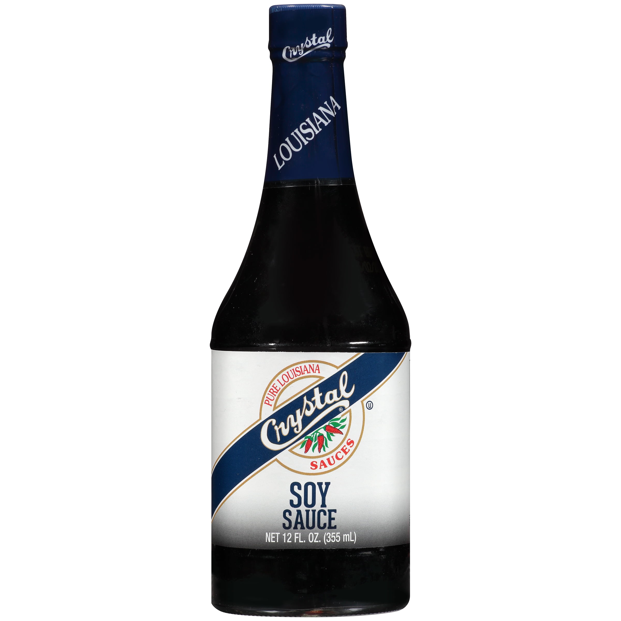 Crystal® Soy Sauce 12 fl. oz. Glass Bottle