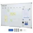 thumbnail image 4 of KFFKFF Whiteboard Calendar, Dimensions 36 x 24 Inches, Wall-Mounted Magnetic Monthly Planner, Comes with 1 Magnetic Eraser, 2 Dry Erase Markers & Detachable Tray, Ideal for Home, School, 4 of 9