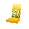 thumbnail image 1 of SIYTUAU Decorative Rabbit Stretch Chair Cover For Dining Room Chair Protector Easter Holiday Party Home Decor A, 1 of 7