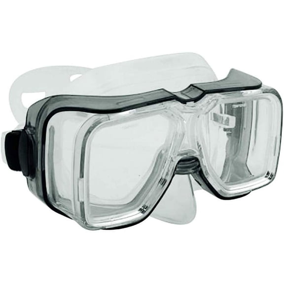 101 BEACH Super Scanner Side-View Scuba Dive Snorkel Mask Black