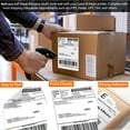 thumbnail image 4 of NefLaca Half Sheet Self Adhesive Shipping Labels for Laser and Inkjet Printers, 8.5 x 5.5 inches, White (6000 Labels), 4 of 8