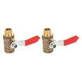 thumbnail image 2 of Ball Valve 1/4, Anti-Slip Mini Ball Valve  For Air Compressor Accessories, 2 of 8