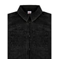 thumbnail image 3 of Wonder Nation Boys Knit Button Down Shirt, Sizes 4-18, 3 of 5