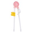 thumbnail image 2 of Children's Plastic Chopsticks Children's Stainless Eating Training Chopsticks Children's Right Hand Learning Chopsticks, 2 of 9