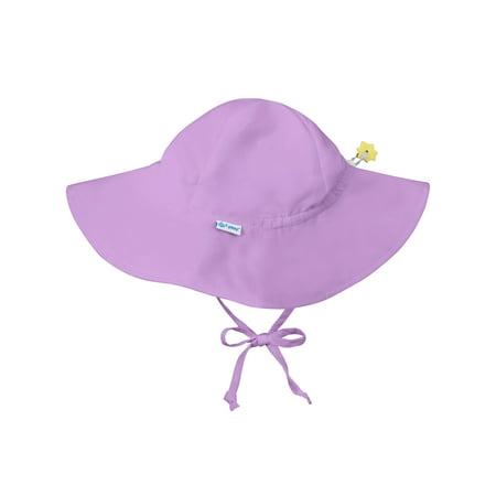 Iplay Brim Sun Hat for Toddler Girls Sun Protection Wide Brimmed Hat-Solid Purple 2-4 Years (2T-4T) Baby Girl Hat Is Adjustable To Fit Outdoor Hat With Chin Strap Pool Beach Fashion Cute