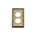 thumbnail image 3 of Nostalgic Warehouse 719740 Plaque de Commutation Déco avec Prise, Laiton Antique, 3 of 3