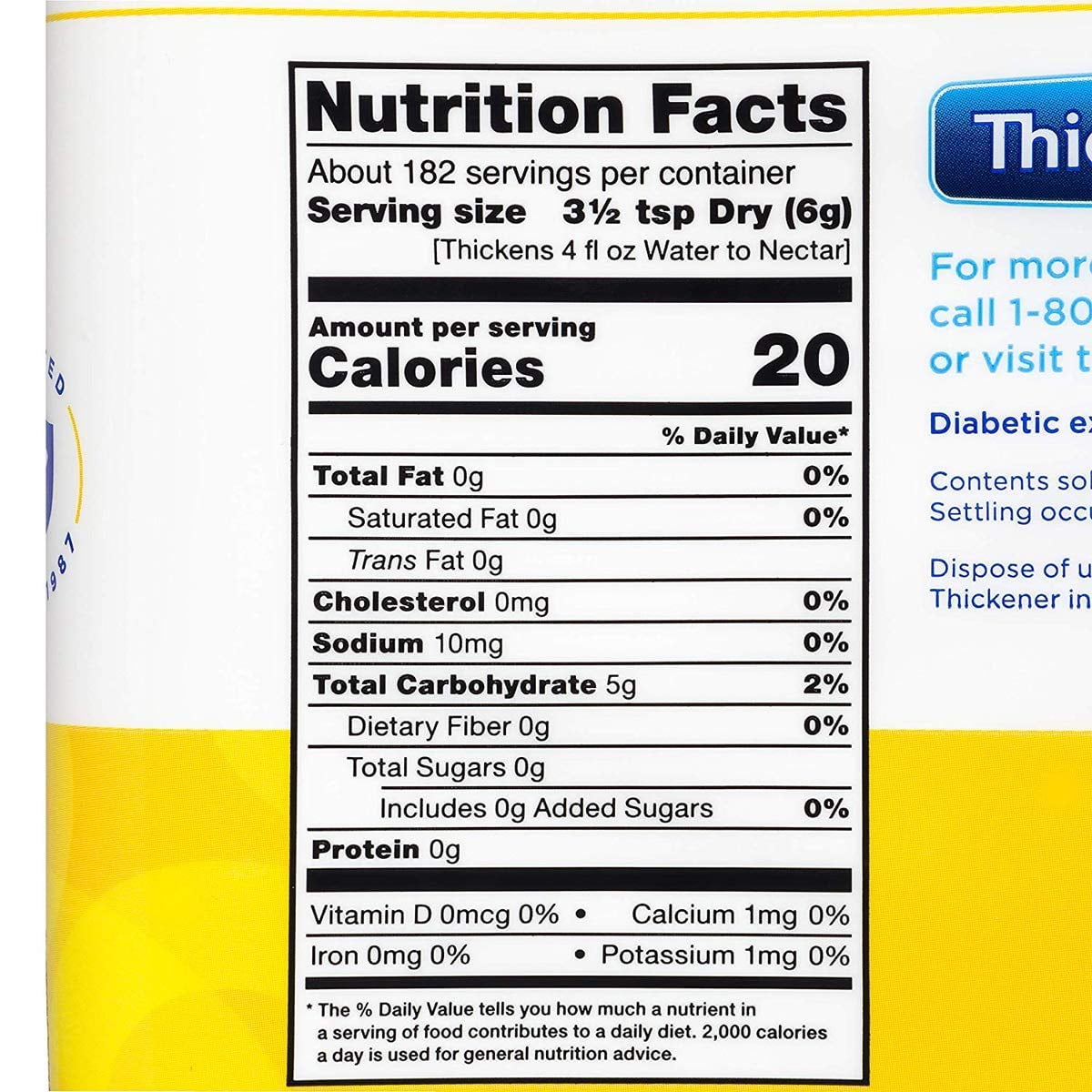 Thick-It Original Regular Strength Powder Thickener, 36 oz (2 Packs)