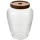 thumbnail image 5 of Tarro de vidrio con tapa de madera, recipiente hermético de vidrio de 1100 ml., 5 of 7