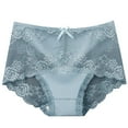 thumbnail image 2 of Bxsruta Women's Leak-Proof Lace Panties Mid Waist Breathable for Everyday Comfort and Sleep, 2 of 4