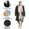 thumbnail image 2 of Unisex Swim Parka Water Resistant Warm Coat Water Sports Swim Parka for Adult & Kids, 2 of 7