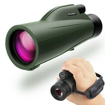 USCAMEL 12x50 Monocular for Adults Portable Monocular Telescope for Smartphone w/Hand Strap Waterproof Optics Compact Monocular for Bird Watching Hunting