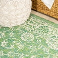thumbnail image 4 of JONATHAN Y SANTA MONICA 8 x 10 Area Rug, Tela Bohemian Textured Weave Floral - Cream/Green, SMB100F-8, 4 of 11