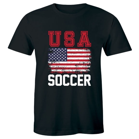 Usa Flag T-Shirt America American Sport Soccer United States Birthday Men'S Tee All Size S-5XL