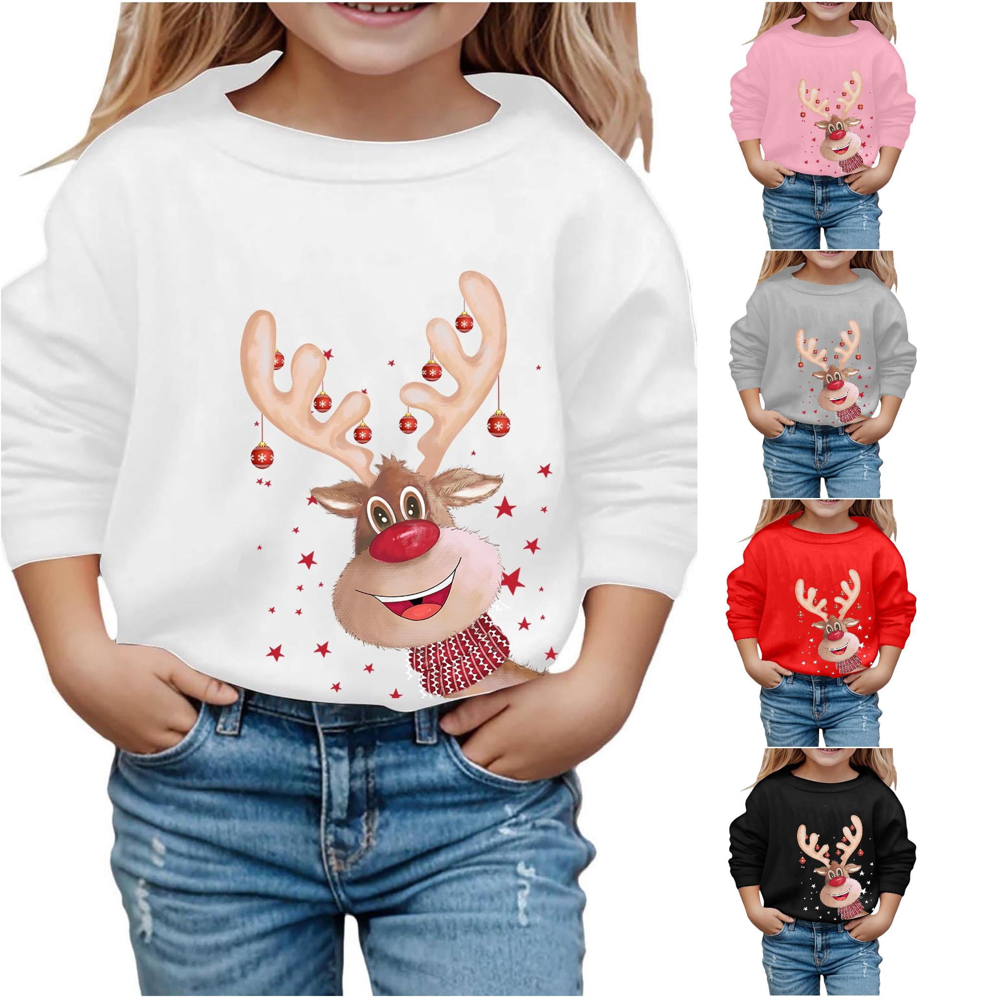 Children Kids Long Sleeve Crewneck Sweatshirts Letter Printed Lightweight Sweatshirts Blouse Top Kids Hoodie Boys 3-4 Years