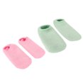 thumbnail image 2 of Calcetines de gel hidratante rosa, reparadores, nutritivos y antideslizantes, ideales para pies secos y agrietados., 2 of 14
