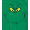 thumbnail image 3 of Dr. Seuss - Grinch Face - Toddler And Youth Short Sleeve Graphic T-Shirt, 3 of 5