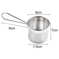 thumbnail image 3 of Mosiee Stainless Steel Strainer Hotpot Filter Colander Silver Stainless Steel, 3 of 9