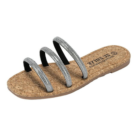

Ladies Shoes Flat Shiny Slippers Fashion Outdoor Comfortable Soft Beach Slippers Women Shower Slippers Cat Ears Indoor Outdoor Pool Beach Bath Slides Sandals Slippers for Elderly Women