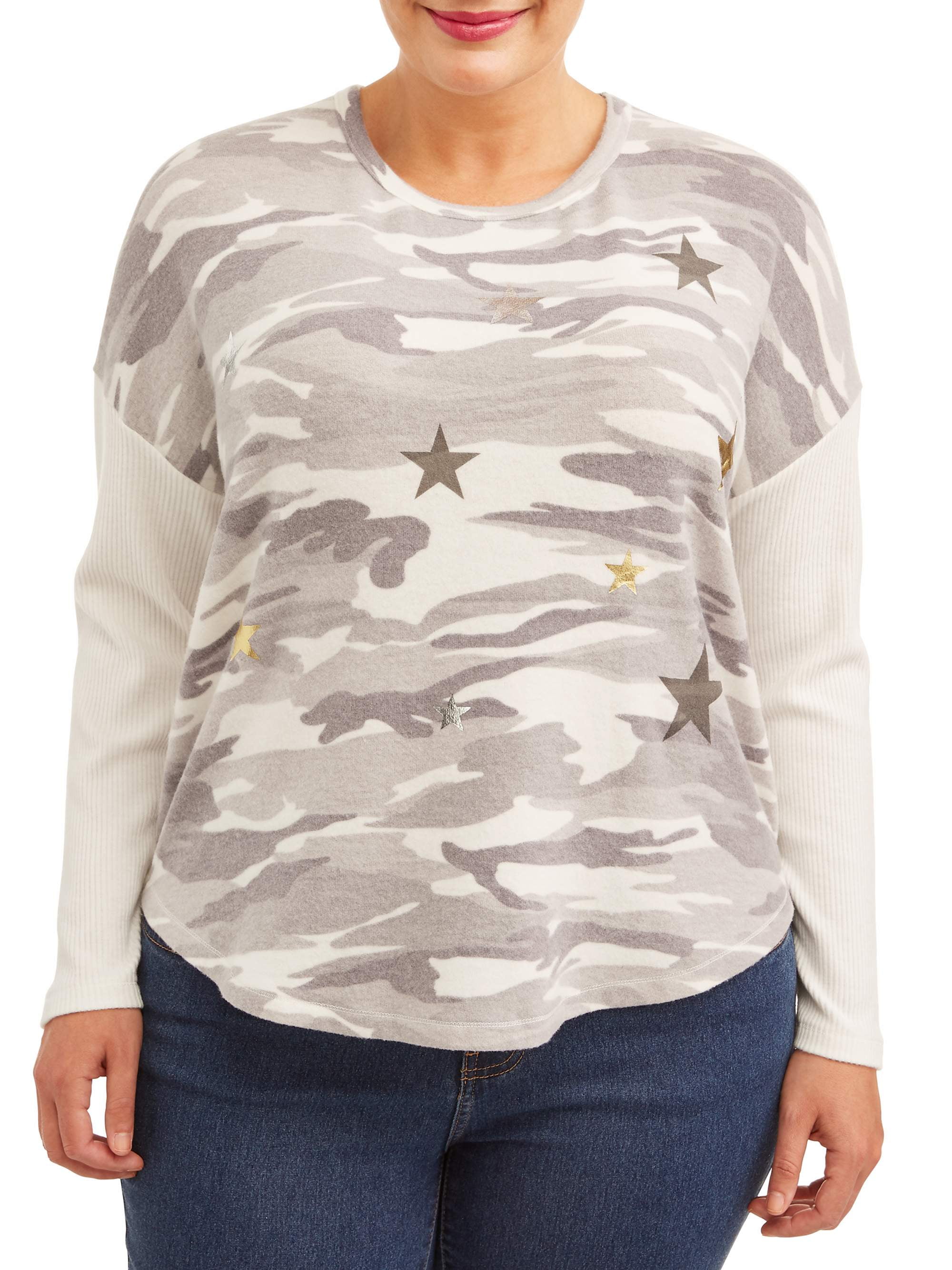 Super Soft Star Rib Sleeve Pullover 