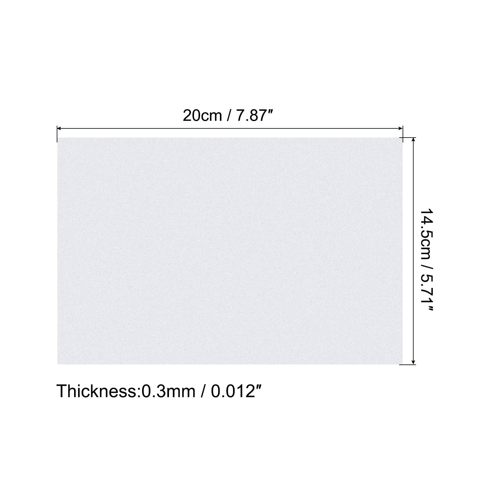 Sizzix Shrink Plastic 10PK (A4 Sheets) Surfacez-10PK , Frosted White, 10  Pack, 20.999999999999996 x 7.3 x 1 cm, Die Cut, 20.999999999999996 x 7.3 x  1