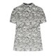 thumbnail image 3 of Tops de Manga Corta para las Mujeres Suelto Ajuste Casual Cortado Manga Corta Blusa de Impresión, Camisa Suelta de Cuello Redondo de Poliéster, Lavado a Mano Primavera Verano, 3 of 5