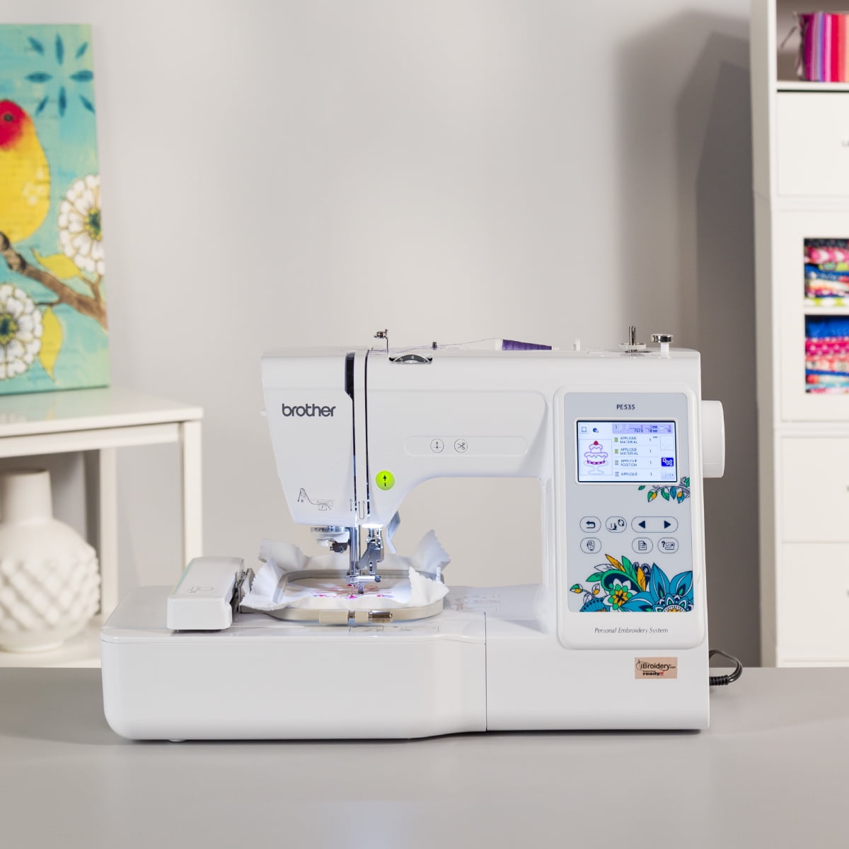 brother embroidery machine with large color lcd touch screen supplier