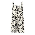 thumbnail image 5 of Mifsaly Shorts Overalls for Women Adjustable Straps Abstract Print Linen Shorts Jumpsuits Lightweight Loose Fit Casual Summer Beach One Piece Outfits with Pockets Khaki,L, 5 of 5