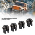 thumbnail image 3 of Soporte de Amortiguación de Rastreadores RC, Soporte de Choque de Rastreador RC Negro RC Soporte 4PCS Resistente para el Rastreador SCX10 PRO 1/10 RC RC, 3 of 7