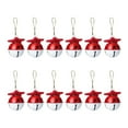 thumbnail image 2 of KOYPTL 12pcs-Christmas Tree Hanging Ornaments Metal Bells with Rope,Handmade Rustic Cow Bells for Wall Door Farmhouse Garland Decor,Bells Pendant Gifts for Kids Dogs Cats Christmas Decorations, 2 of 9