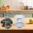 thumbnail image 6 of deevoka Pasta Strainer Easy to Cleaning Mesh Food Strainer for Cooking Frying Straining 9x9cm, 6 of 9