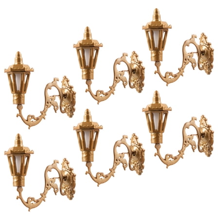 GOOHOCHY Dollhouse Lights Miniature Doll House Light 6Pcs 1.1In