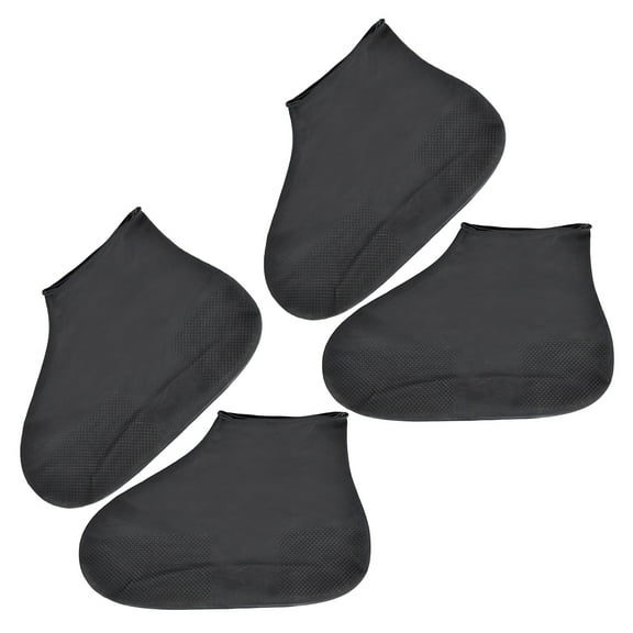 Masteelf 2 Pairs Shoe Covers For Rain Overshoe Booties Sneaker Covers Latex Rain Shoe Covers