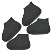 Masteelf 2 Pairs Shoe Covers For Rain Overshoe Booties Sneaker Covers Latex Rain Shoe Covers
