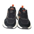 thumbnail image 2 of LPMX Men's wide width casual shoes with arch support, black orange, 2 of 9