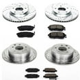 thumbnail image 3 of PowerStop Front and Rear Z23 Evolution Sport Carbon-Fiber Ceramic Brake Pad and Drilled & Slotted Rotor Kit Fits: NISSAN Select Models K4475, 3 of 10