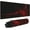 Red Black, variant on Red and Black Mouse Pad XXL Long Extra Gaming Desk Mat for Computer Keyboard Laptop Office Non-Slip Rubber Stitched Edges 31.5×11.8 Inch