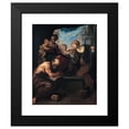 thumbnail image 2 of Pietro Faccini 12x14 Black Modern Framed Museum Art Print Titled - Mystic Marriage of Saint Catherine (C.1597), 2 of 5