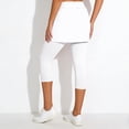 thumbnail image 7 of KHONTS Women's Yoga Skirted Capri Leggings Golf Tennis Pants with Skirt for Running Workout Active White XL, 7 of 7