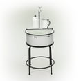 thumbnail image 3 of Alpine Corporation Antique Vintage Sink Metal Fountain & Stand, 34 Inch Tall, 3 of 12
