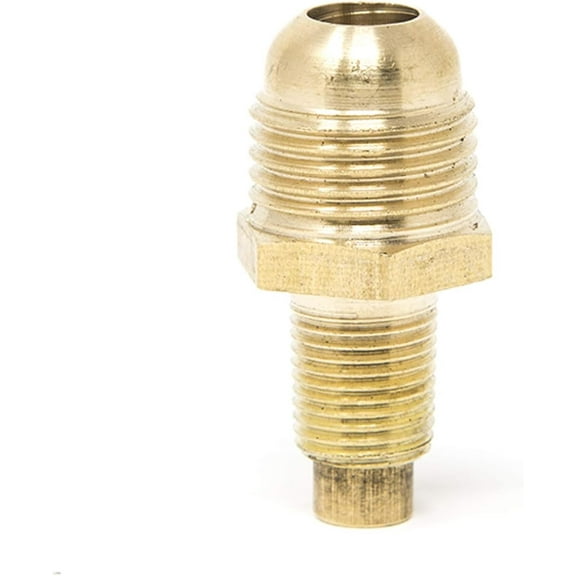 GasOne Propane Brass Orifice Connector 3/8" Flare x 1/8" Mnpt or Male Pipe by GasOne