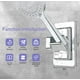 thumbnail image 4 of Soporte de ducha sin perforación, soporte de cabezal de ducha ajustable universal de 360 ​​°, soporte de ducha montado en la pared, soporte de pared de cabezal de ducha ajustable TUNC Sencillez, 4 of 4