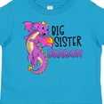 thumbnail image 4 of Inktastic Big Sister Cute Purple Dragon Girls Toddler T-Shirt, 4 of 5