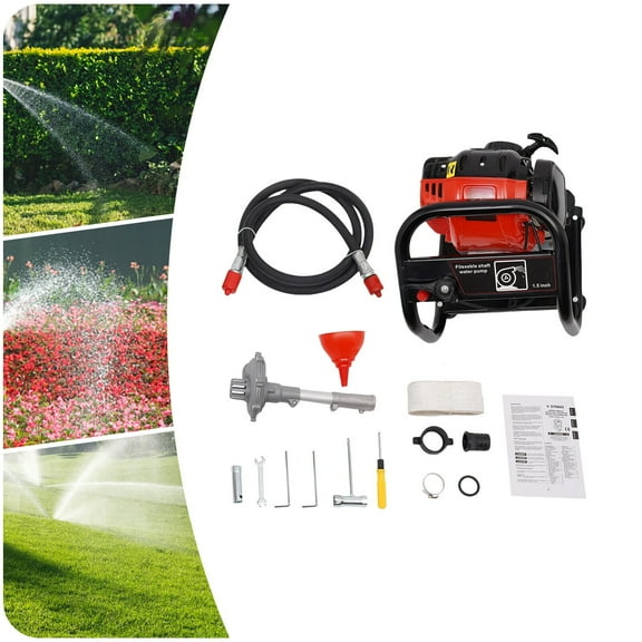 1.5 inch 4 Stroke Engine Gas Water Pump Water Transfer Pump Gasoline Powered 2HP