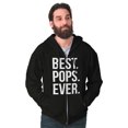 thumbnail image 5 of Best Pops Ever Dad Grandpa Far Day Zip Hoodie Sweatshirt Men Brisco Brands S, 5 of 6